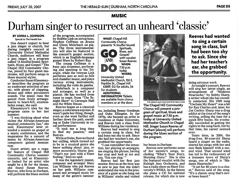 Durham Singer article 7-07