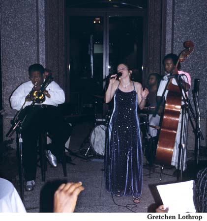 Susan Reeves with Fred Wesley